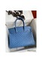 Hermes Birkin 30 Retourne Handmade Bag In Mykonos Ostrich Leather Replica