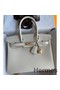 Hermes Birkin 30 Retourne Handmade Bag In Nata Clemence Leather Replica