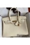 Hermes Birkin 30 Retourne Handmade Bag In Nata Swift Leather Replica