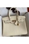 Hermes Birkin 30 Retourne Handmade Bag In Nata Swift Leather Replica