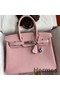 Hermes Birkin 30 Retourne Handmade Bag In Rose Sakura Epsom Calfskin Replica