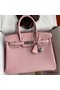 Hermes Birkin 30 Retourne Handmade Bag In Rose Sakura Epsom Calfskin Replica