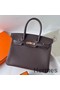 Hermes Birkin 30 Retourne Handmade Bag In Rouge Sellier Clemence Leather Replica
