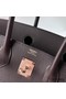 Hermes Birkin 30 Retourne Handmade Bag In Rouge Sellier Clemence Leather Replica