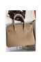 Hermes Birkin 30 Retourne Handmade Bag In Trench Clemence Leather Replica