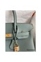Hermes Birkin 30 Retourne Handmade Bag In Vert Amande Clemence Leather Replica
