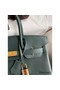 Hermes Birkin 30 Retourne Handmade Bag In Vert Cypres Chevre Mysore Leather Replica