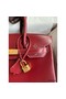 Hermes Birkin 30 Retourne Handmade Bag in Rouge H Box Calfskin Replica