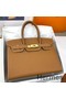 Hermes Birkin 30 Sellier Handmade Bag In Gold Epsom Calfskin Replica