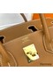 Hermes Birkin 30 Sellier Handmade Bag In Gold Epsom Calfskin Replica