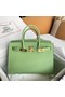 Hermes Birkin 30 Sellier Handmade Bag In Vert Criquet Epsom Calfskin Replica