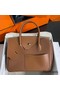 Hermes Birkin 30 en Desordre Bag in Gold Swift and Clemence Leather Replica