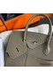 Hermes Birkin 30 en Desordre Bag in Taupe Swift and Clemence Leather Replica
