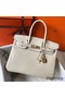 Hermes Birkin 30cm Bag In Beton Clemence Leather GHW Replica