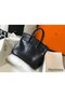 Hermes Birkin 30cm Bag In Black Embossed Crocodile Leather Replica