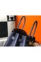 Hermes Birkin 30cm Bag In Dark Blue Clemence Leather GHW Replica