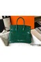Hermes Birkin 30cm Bag In Green Embossed Crocodile Leather Replica