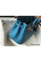 Hermes Birkin 30cm Bag In Jean Blue Clemence Leather GHW Replica