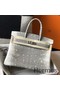 Hermes Birkin 30cm Bag In Ombre Embossed Natural Lizard Replica