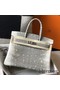 Hermes Birkin 30cm Bag In Ombre Embossed Natural Lizard Replica