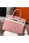 Hermes Birkin 30cm Bag In Pink Clemence Leather GHW Replica