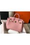 Hermes Birkin 30cm Bag In Pink Clemence Leather GHW Replica