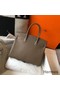 Hermes Birkin 30cm Bag In Taupe Clemence Leather GHW Replica