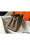 Hermes Birkin 30cm Bag In Taupe Clemence Leather GHW Replica