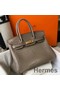 Hermes Birkin 30cm Bag In Taupe Embossed Crocodile Leather Replica