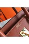 Hermes Birkin 30cm Bag In Toile H Canvas With Barenia Leather Replica