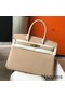 Hermes Birkin 30cm Bag In Trench Clemence Leather GHW Replica
