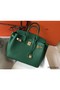 Hermes Birkin 30cm Bag In Vert Vertigo Clemence Leather GHW Replica