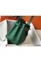Hermes Birkin 30cm Bag In Vert Vertigo Clemence Leather GHW Replica
