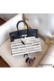 Hermes Birkin 35 Handbags Bag In De Camp Dechainee Toile Replica