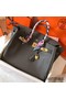 Hermes Birkin 35 Handmade Bag In Ardoise Clemence Leather Replica