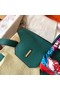 Hermes Birkin 35 Handmade Bag In Malachite Clemence Leather Replica