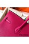 Hermes Birkin 35 Handmade Bag In Peach Clemence Leather Replica