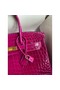 Hermes Birkin 35 Handmade Bag In Rose Scheherazade Crocodile Niloticus Shiny Skin Replica