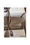 Hermes Birkin 35 Handmade Bag In Toile & Taupe Clemence Leather Replica