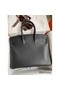 Hermes Birkin 35 Retourne Handmade Bag in Black Swift Leather Replica