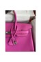 Hermes Birkin 35 Retourne Handmade Bag in Rose Magnolia Epsom Calfskin Replica
