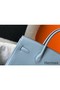 Hermes Birkin 35cm Bag In Blue Lin Clemence Leather GHW Replica