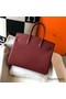 Hermes Birkin 35cm Bag In Bordeaux Clemence Leather GHW Replica