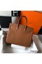 Hermes Birkin 35cm Bag In Gold Clemence Leather GHW Replica