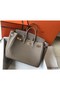 Hermes Birkin 35cm Bag In Gris Tourterelle Clemence Leather GHW Replica