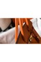 Hermes Birkin 35cm Bag In Orange Clemence Leather GHW Replica