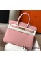 Hermes Birkin 35cm Bag In Pink Clemence Leather GHW Replica