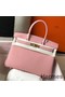 Hermes Birkin 35cm Bag In Pink Clemence Leather GHW Replica