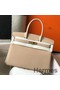Hermes Birkin 35cm Bag In Trench Clemence Leather GHW Replica