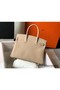 Hermes Birkin 35cm Bag In Trench Clemence Leather GHW Replica